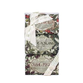   Nesti Dante set cadou - Le Rose - săpunuri cu trandafiri 3 x 150 gr