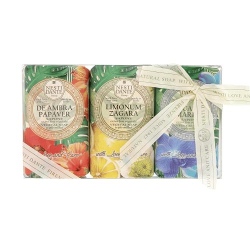 Nesti Dante set cadou  - Gold-Black-Platinum set cadou  3 x 250 gr