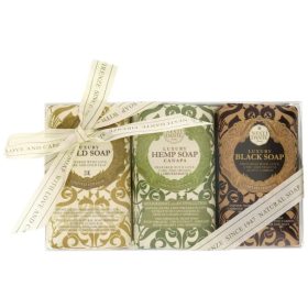   Nesti Dante set cadou  - Gold-Black-Platinum set cadou  3 x 250 gr